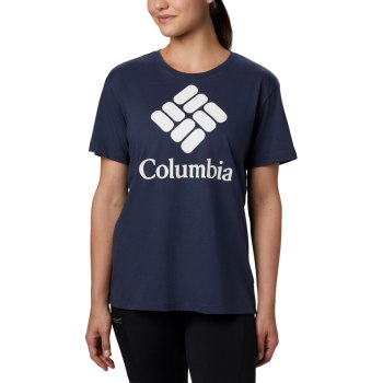 Columbia Park Relaxed, Camiseta Azul Marino Para Mujer | 830295-ZEV